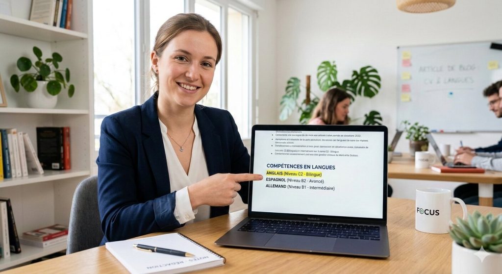 Le niveau de langue sur votre CV