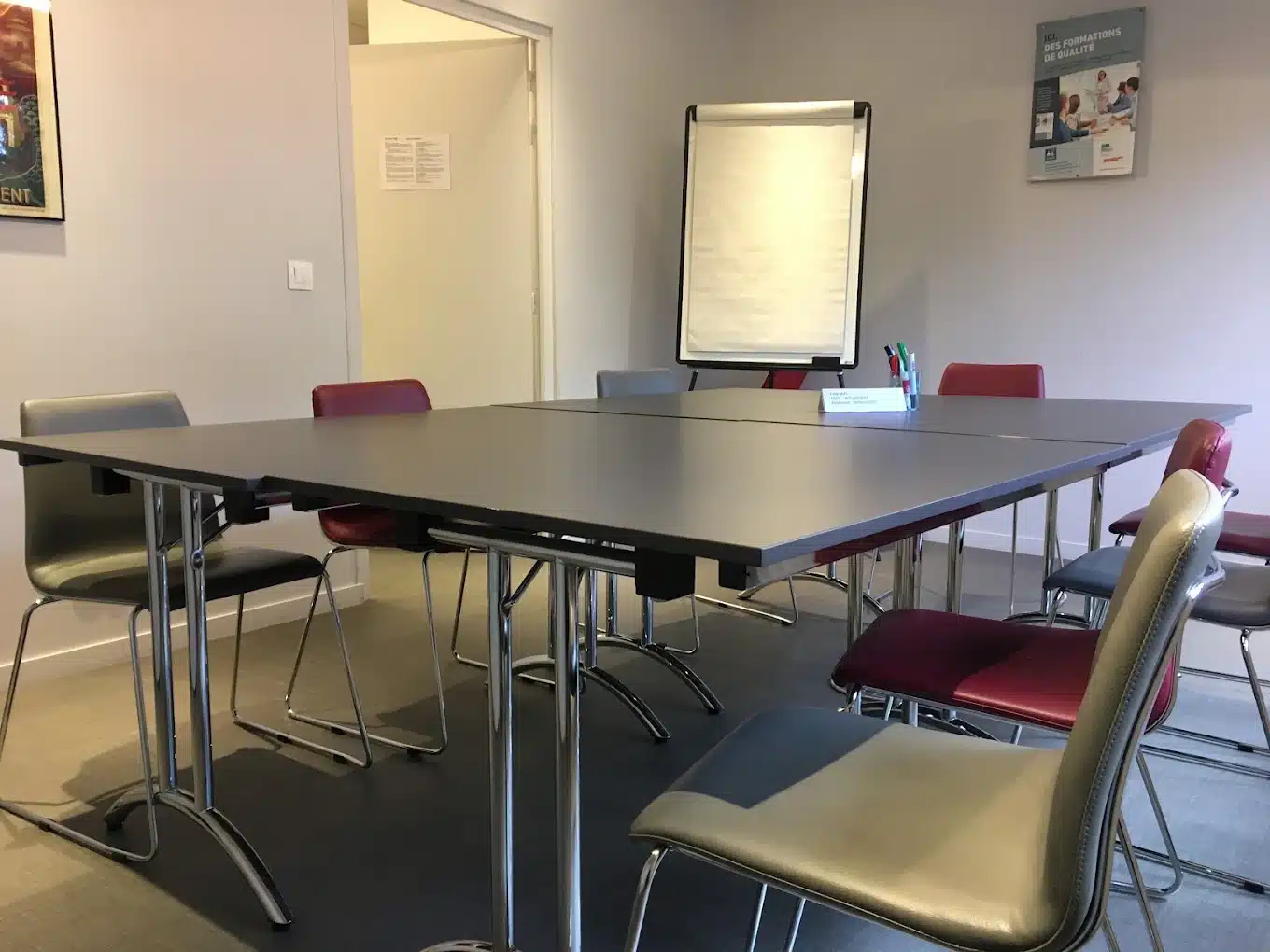 Salle de formation Business Class avec formateur
